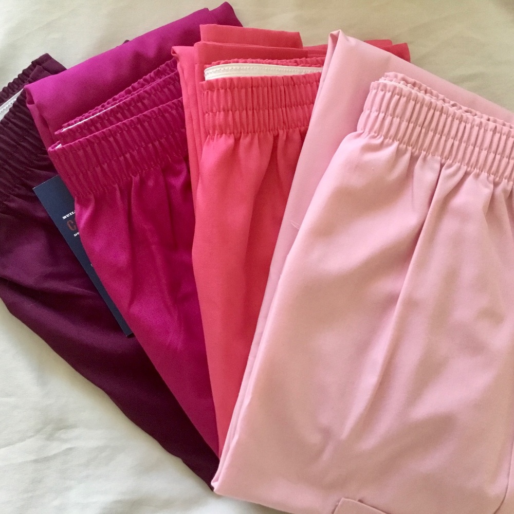 3 Pair Cherokee Workwear Scrub Pants 4200 Small Petite